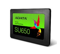 ADATA Ultimate SU650 3D NAND SSD 480 GB, SSD form factor 2.5”, SSD interface SATA, Write speed 450 MB/s, Read speed 520 MB/s 376656