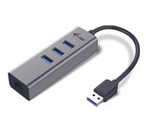 Centrmezgls USB I-TEC 1x RJ-45 + 3x USB-A 3.0 (U3METALG3HUB) 378979