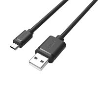 UNITEK Y-C454GBK USB kabelis 0,5 m USB 2.0 USB A mikro-USB B melns 382073