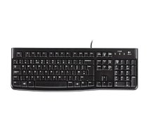 Logitech K120 Multimedia, Wired, EN/RU, 1.5 m, USB Port, Black, Russian, Numeric keypad, 550 g