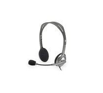 Logitech Stereo headset H111 Built-in microphone, 3.5 mm, Grey 382299