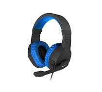 GENESIS ARGON 200 Gaming Headset, On-Ear, Wired, Microphone, Blue 382477