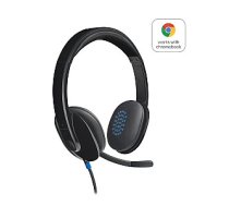 Logitech H540 USB austiņu galvas stīpa USB tipa A melns