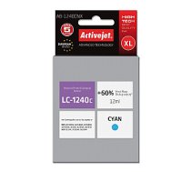 Activejet Ink AB-1240CNX (aizstāj Brother LC1220Bk/LC1240Bk; Supreme; 12 ml; ciāna) 383741