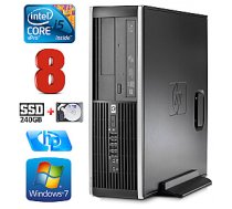 Personālais dators HP 8100 Elite SFF i5-650 8GB 240SSD+1TB DVD WIN7Pro 385477