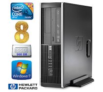 Personālais dators HP 8100 Elite SFF i5-650 8GB 960SSD DVD WIN7Pro 385501