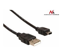 USB kabelis Maclean USB-A - miniUSB 3 m melns (MCTV-749) 387487