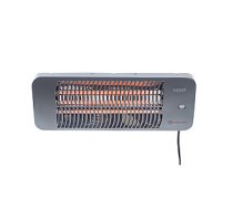 SUNRED Heater LUG-2000W, Lugo Quartz Wall  Infrared, 2000 W, Grey 388317