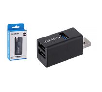 ORICO MINI HUB USB-A 3.1, 5GBPS, 3X USB-A, АЛЮМИНИЙ 389190