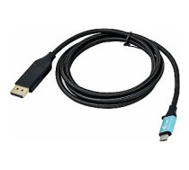 USB kabelis I-TEC USB-C uz DisplayPort 2m Black (C31CBLDP60HZ2M) 390321