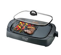 Adler Electric Grill AD 6610 Table, 3000 W, Black, Glass lid 391545