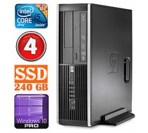 Personālais dators HP 8100 Elite SFF i5-650 4GB 240SSD DVD WIN10Pro 59334