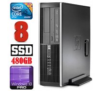 Personālais dators HP 8100 Elite SFF i5-650 8GB 480SSD DVD WIN10Pro 59356