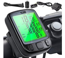 Goodbuy 18666 vadu ūdensizturīgs velosipēda ātruma mērītājs velosipēdiem IPX4 / LCD 392330