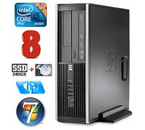 Personālais dators HP 8100 Elite SFF i5-650 8GB 240SSD+2TB DVD WIN7Pro 59413