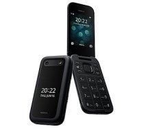 Nokia 2660 Flip Black, 2.8 ", TFT LCD, 240 x 320, Unisoc, T107, Internal RAM 0.048 GB, 0.128 GB, microSDHC, Dual SIM, Main camera 0.3 MP, 1450  mAh 393833