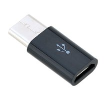Mocco Universāls Adapteris Micro USB uz Type-C USB Savienojums Melns 395163