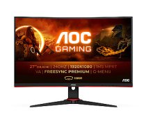 AOC G2 C27G2ZE/BK datora monitors 68,6 cm (27") 1920 x 1080 pikseļi Full HD LED aizmugurgaismojums Melns, sarkans 405252