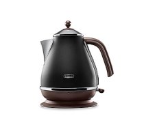 Delonghi Icona Vintage KBOV2001BK Standard kettle, Stainless steel, Black, 2000 W, 1.7 L, 360° rotational base 413629