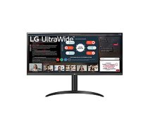LG 34WP550-B 34 ", IPS, UltraWide Full HD, 2560 x 1080 pixels, 21:9, 5 ms, 200 cd/m², Black, Headphone Out, 75 Hz, HDMI ports quantity 2 420217