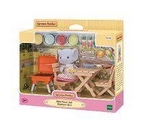 SYLVANIAN FAMILIES BBQ Piknika komplekts - Ziloņu meitenīte 423959