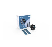 Fitbit Smart watch (EU Bundle) Versa 4 NFC, GPS (satellite), AMOLED, Touchscreen, Heart rate monitor, Activity monitoring 24/7, Waterproof, Bluetooth, Wi-Fi, Black/Sapphire 433512