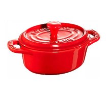 Mini Cocotte ovāls STAUB 40511-086-0 - sarkans 200 ml 434992