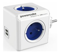 PowerCube Original 4 ligzdas 2x USB zils 39487