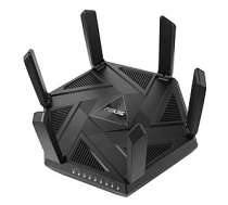 Asus Wifi 6 802.11ax Tri-band Gigabit Gaming Router RT-AXE7800 802.11ax, 10/100/1000 Mbit/s, Ethernet LAN (RJ-45) ports 4, Antenna type External, Black 440373
