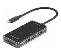 PROMATE PrimeHub-Mini 8in1 USB-C Hub HDMI 4K / LAN / PD 100W / SD / 3x USB 3.0 440394