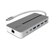 I/O DOCKING STATION USB-C/MINI DUAL 4K 43360 LINDY 445469