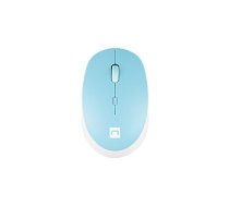 Natec Mouse Harrier 2 	Wireless, White/Blue, Bluetooth 445818