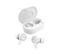 Philips True Wireless Headphones TAT1207WT/00, IPX4 splash/sweat resistant, Up to 18 hours play time, White 448279