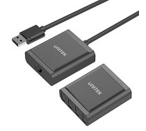 UNITEK Y-2516 USB 2.0 480 Mbps interfeisa centrmezgls, melns 449153