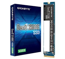 SSD GIGABYTE Gen3 2500E 500GB M.2 PCIE NVMe Write speed 1500 MBytes/sec Read speed 2300 MBytes/sec 2.3mm MTBF 1500000 hours G325E500G 451762