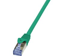 LogiLink Patchcord Cat.6A, S/FTP, PIMF, zaļš, 1 m (CQ3035S) 454244