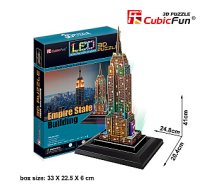 3D puzle Ņujorkas debesskrāpis "Empire State Building" 179