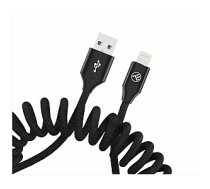 Tellur  Data cable Extendable USB to Lightning 3A 1.8m black 471866