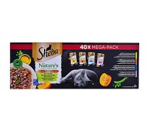 SHEBA Nature's Collection Mix - mitrā barība kaķiem - 40x85g 480521