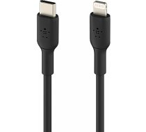 Belkin USB-C kabelis Lightning, 1m, melns (CAA003bt1MBK) 480599