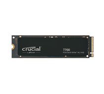 SSD CRUCIAL T700 4TB M.2 PCIE NVMe TLC Write speed 11800 MBytes/sec Read speed 12400 MBytes/sec TBW 2400 TB CT4000T700SSD3 505589