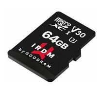 GOODRAM IRDM 64GB microSD UHS-I U3 + adapteris 43768