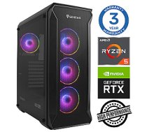 Dators spēlēm INTOP Ryzen 5 5600X 16GB 500SSD M.2 NVME RTX4060Ti 8GB no-OS 517754