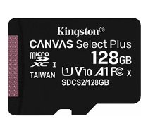 Karta Kingston Canvas Select Plus MicroSDXC 128 ГБ Class 10 UHS-I/U1 A1 V10 (SDCS2/128GBSP) 519194