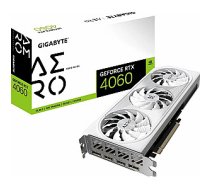 Gigabyte GeForce RTX 4060 Aero OC 8 GB GDDR6 grafiskā karte (GV-N4060AERO OC-8GD) 523518