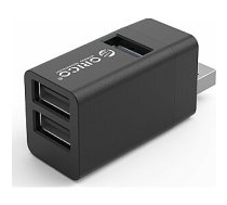 Centrmezgls USB Orico MINI-U32-BK-BP 3x USB-A 3.0 (MINI-U32-BK-BP) 528394