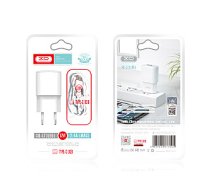 XO L73 lādētājs | 12W | 2,4A + USB-C kabelis 1m, balts 532174