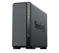 Synology DiskStation DS124 NAS/Storage Server Desktop Ethernet LAN Black RTD1619B 533952