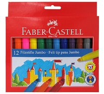 Flomasteri Faber-Castell Jumbo 12 krāsas 540399