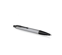 Lodīšu pildspalva Parker IM Achromatic Grey BT Medium Blue 556067